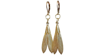 Kate Middleton Jewelry : Inspired Double Leaf Earring